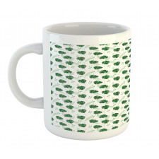 Jungle Foliage Shadowy Mug