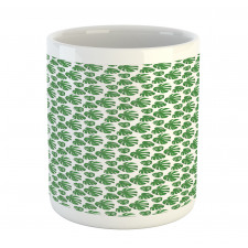 Detailed Drawn Leaves Mug