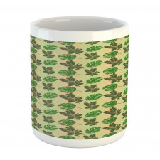 Exotic Leaves Scenery Mug