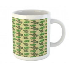 Exotic Leaves Scenery Mug