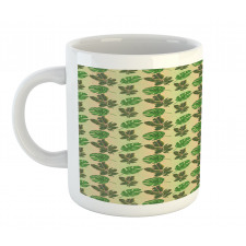 Exotic Leaves Scenery Mug