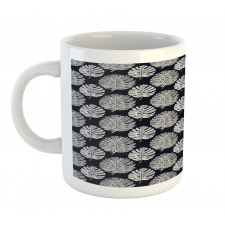 Modernistic Leaves Art Mug