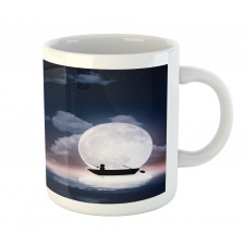 Fisherman in Boat Night Mug