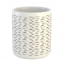 Entomological Creatures Art Mug