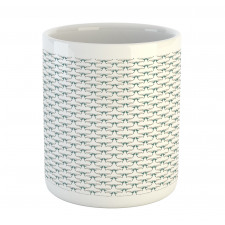 Symmetric Simple Butterfly Mug