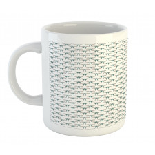 Symmetric Simple Butterfly Mug