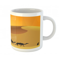 Camel Caravan Sahara Desert Mug