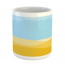 Tropical Palms on Desert Sky Mug