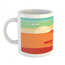 Abstract Desert and Sky Art Mug