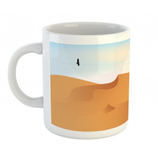 Camels and Man Silhouette Art Mug