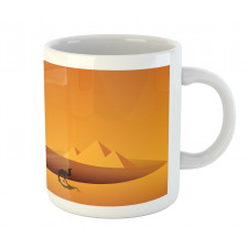 Monochrome Desert View Camel Mug