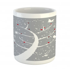 Red Berries and Birds Mug