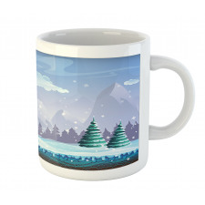 Mountains Hills Trees Mug