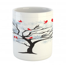 Birds Flying on a Tree Mug