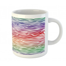 Abstract Zebra Skin Mug