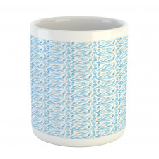 Oriental Feathers Scattered Mug