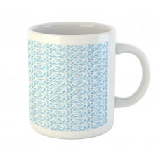 Oriental Feathers Scattered Mug