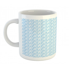 Oriental Feathers Scattered Mug