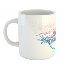 Bohemian Silhouette Plume Mug