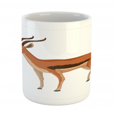 Cartoon Animal on Plain Mug