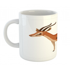 Cartoon Animal on Plain Mug