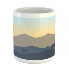 Hills with Open Sky Art Mug