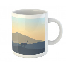 Hills with Open Sky Art Mug