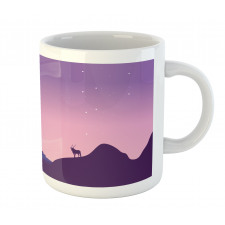 Animals Hill Ombre Night Mug