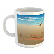 Animals and Bare Trees Mug