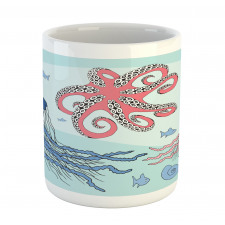 Cartoon Undersea Animal Mug