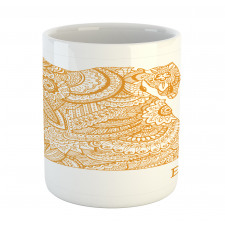 Egypt Map Flower Mug