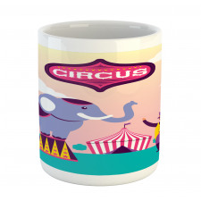 Elephant Acrobat Tent Ferris Mug