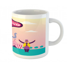 Elephant Acrobat Tent Ferris Mug