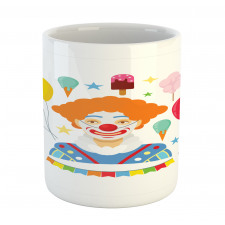 Happy Man in Colorful Costume Mug