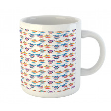 Carnival Women Faces Pattern Mug