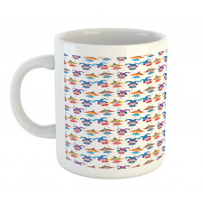 Carnival Women Faces Pattern Mug