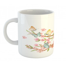 Bird on a Blossoming Tree Mug