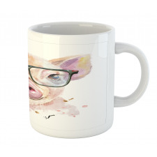 Pig Portrait with Spots Mug