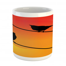 Avian Animal Sunset Mug