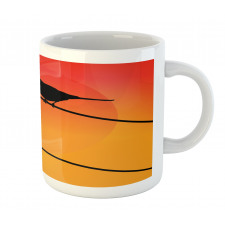 Avian Animal Sunset Mug