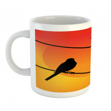 Avian Animal Sunset Mug