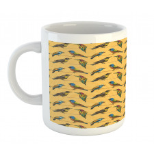 Exotic Avian Stripes Mug