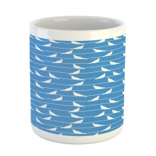 Doves on Lines Mug