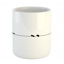 Minimal Pigeon Mug