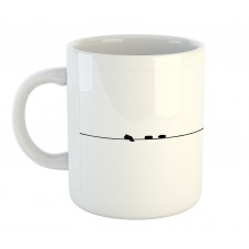 Minimal Pigeon Mug