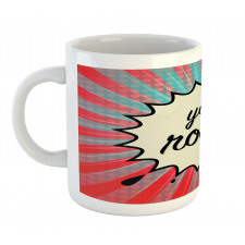 Sunbeams Halftone Graphic Mug