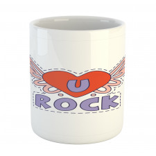 Winged Heart Motivation Mug