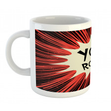 Comic Text Bubble Graphic Mug