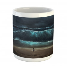 Gothic Wave Alone Woman Mug