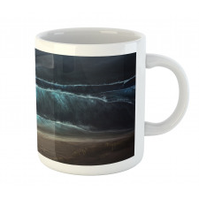 Gothic Wave Alone Woman Mug